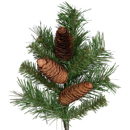 Dakota Red Pine Stem with Pine Cones